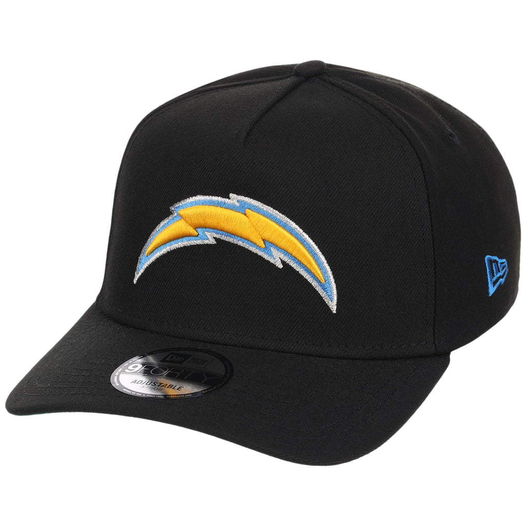 Los Angeles Chargers NFL Black Dome New Era 9FORTY A-Frame