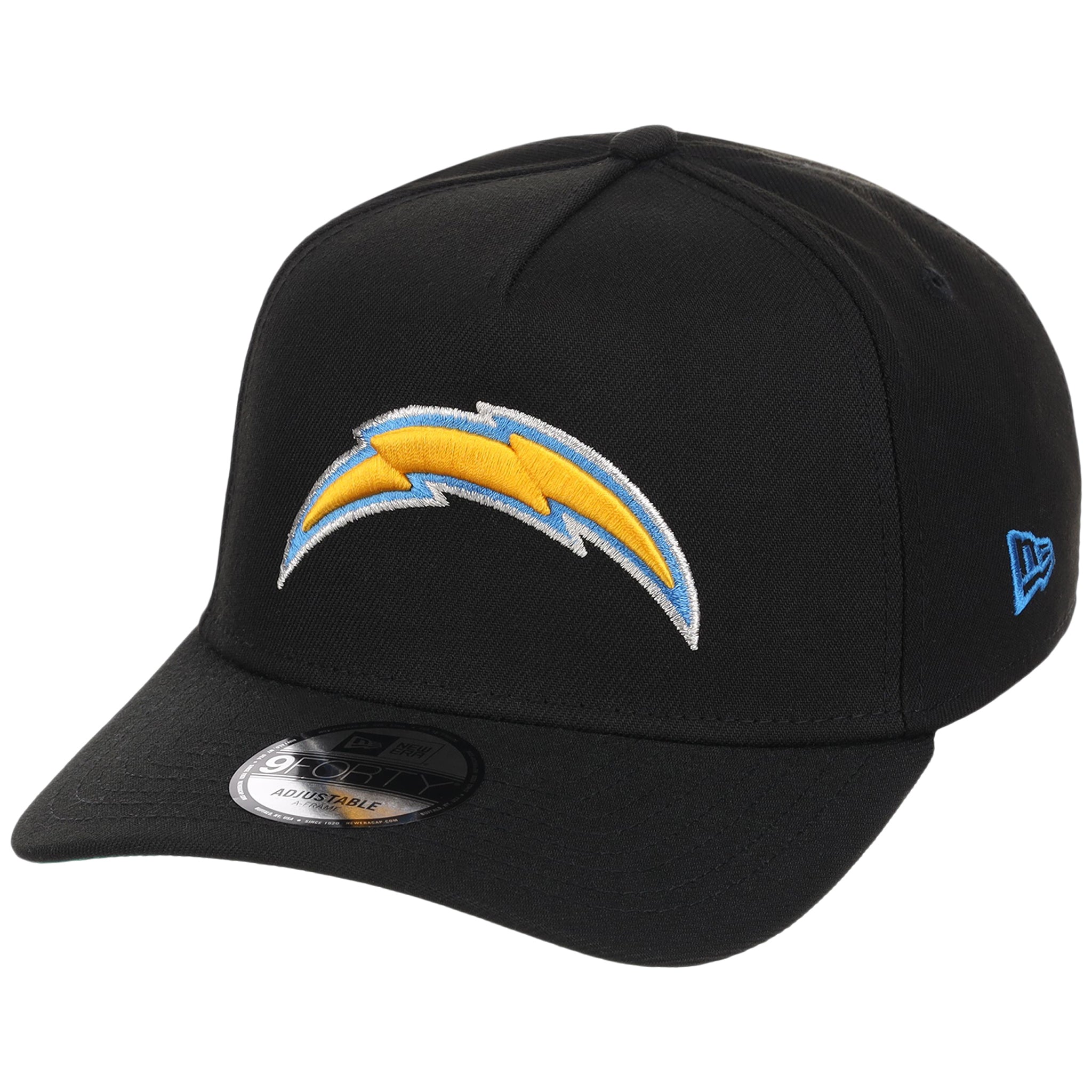 Los Angeles Chargers NFL Black Dome New Era 9FORTY A-Frame