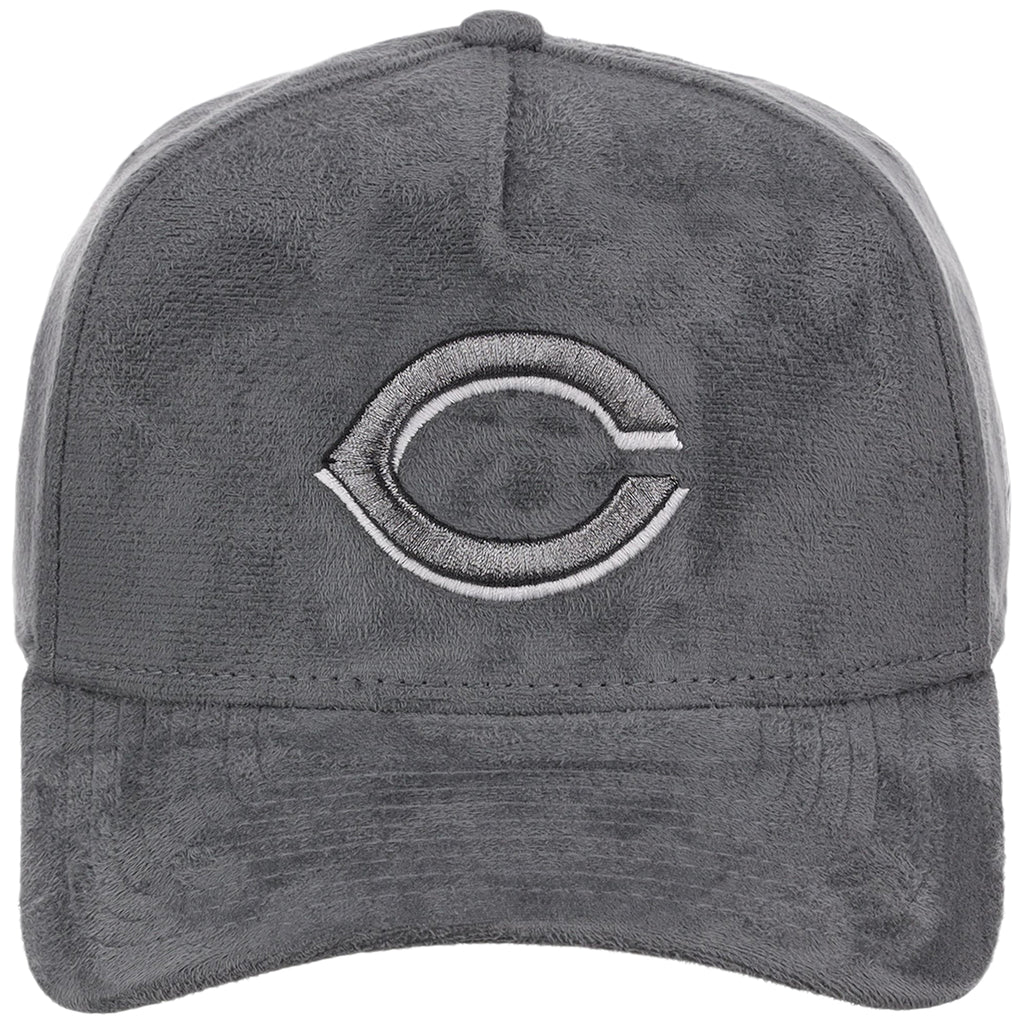 Cincinnati Reds MLB Gray x Suede FASHION CORE New Era 9FORTY A-Frame