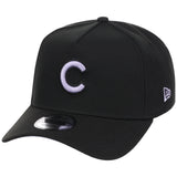 Chicago Cubs MLB Black x Lavender FASHION CORE New Era 9FORTY A-Frame