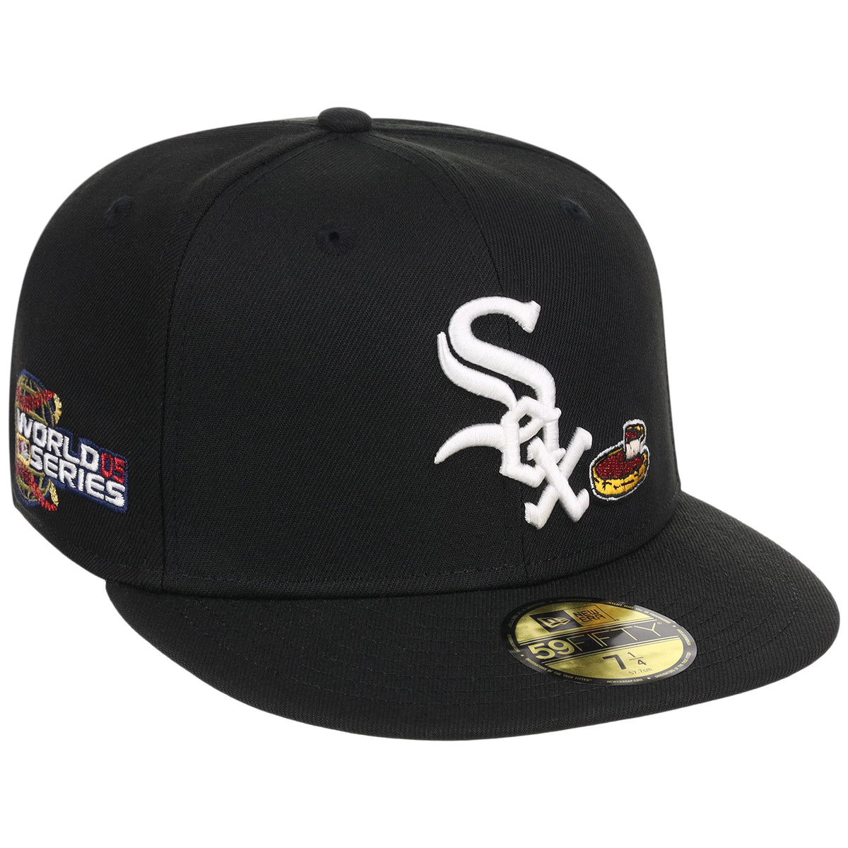 Chicago White Sox (Black/Black) Chicago Southside Crown the City New Era 59FIFTY