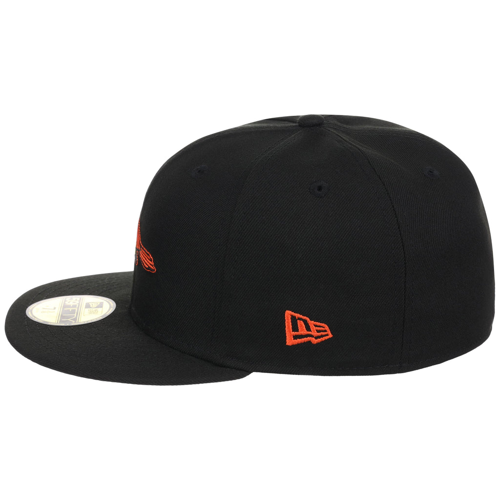 Baltimore Orioles MLB Cooperstown Authentic Collection New Era 59FIFTY (Black/Black)