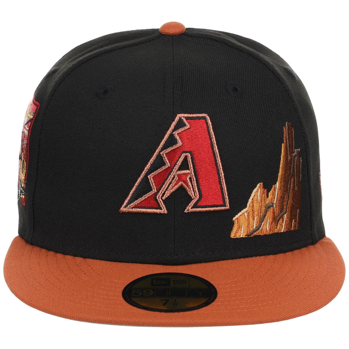 Arizona Diamondbacks Phoenix Crown the City New Era 59FIFTY (Black/Rust)