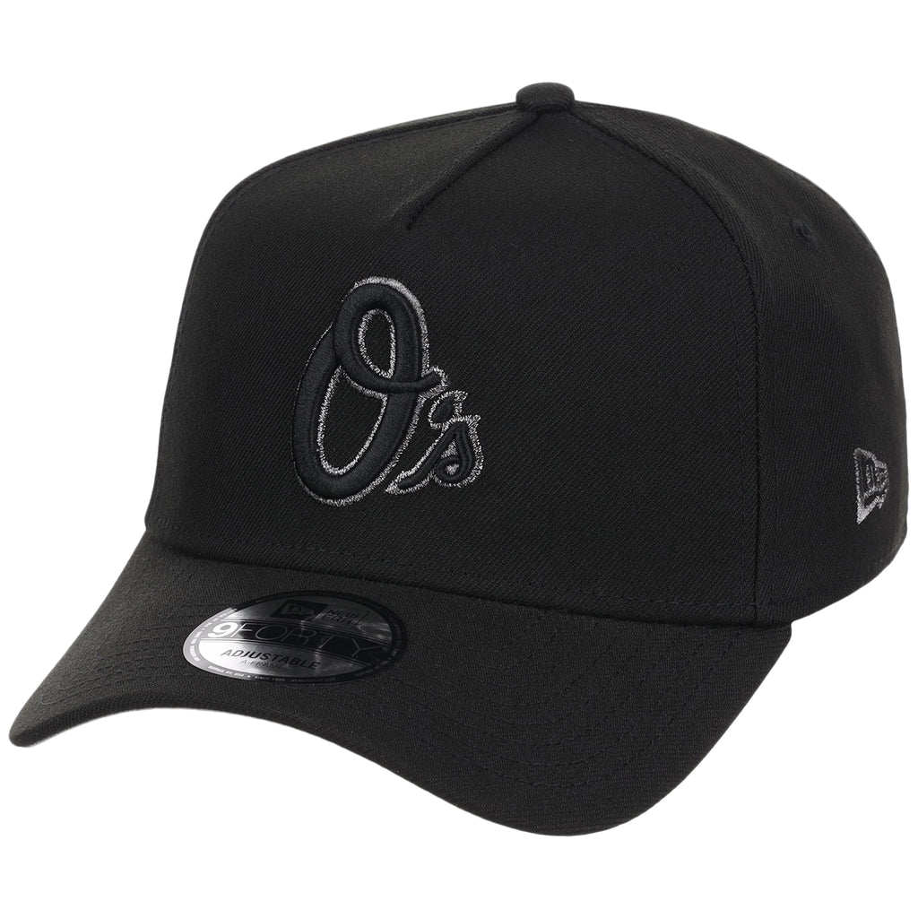 Baltimore Orioles MLB Black x Pewter FASHION CORE New Era 9FORTY A-Frame
