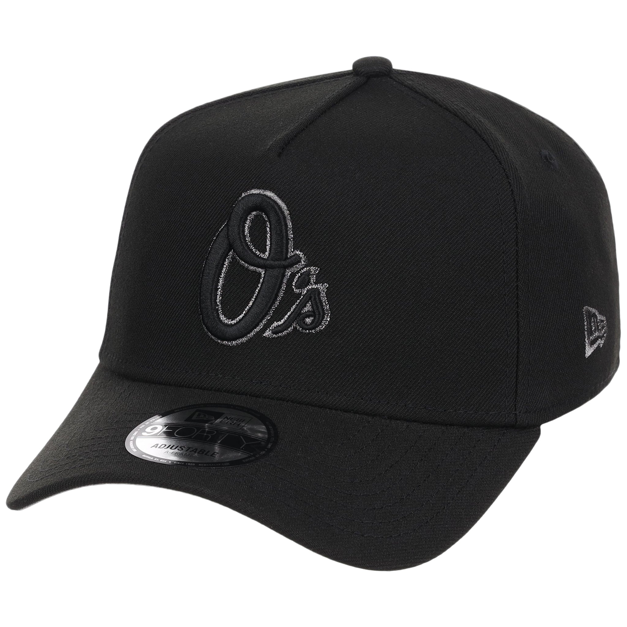 Baltimore Orioles MLB Black x Pewter FASHION CORE New Era 9FORTY A-Frame
