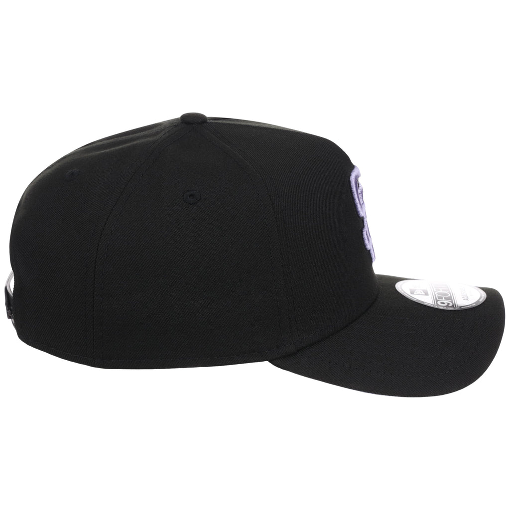 San Diego Padres MLB Black x Lavender FASHION CORE New Era 9FORTY A-Frame