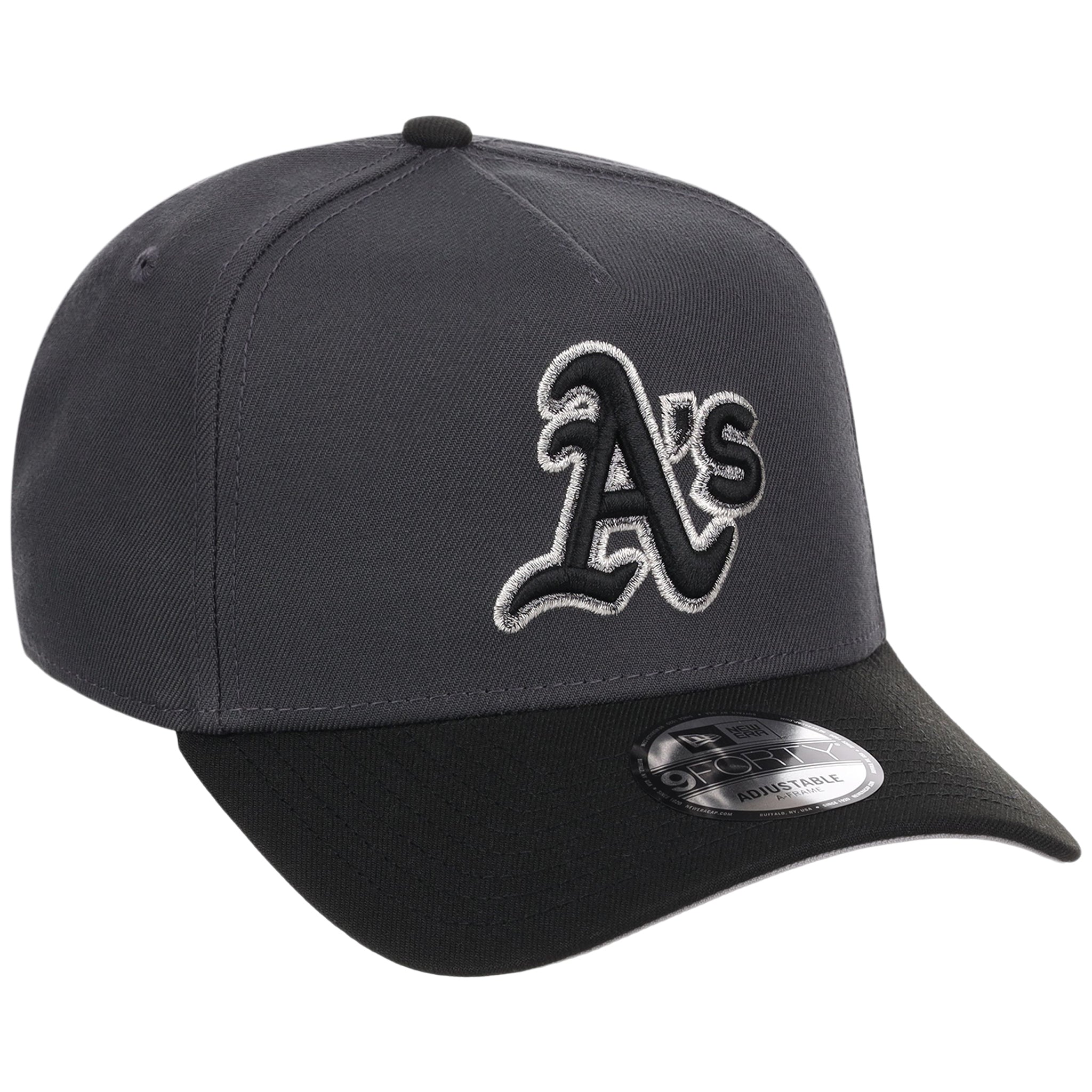 Oakland Athletics MLB Graphite x Black FASHION CORE New Era 9FORTY A-Frame