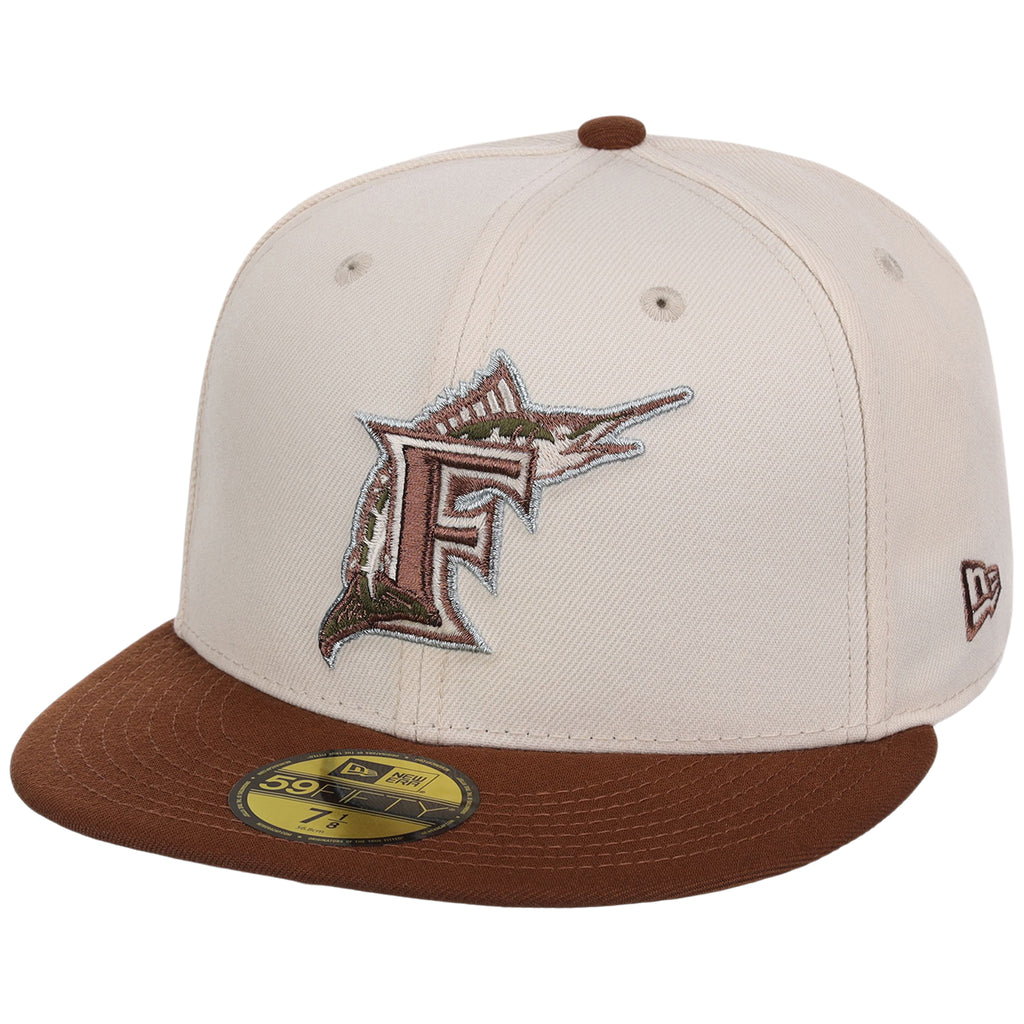 Florida Marlins MLB Auburn Cream New Era 59FIFTY