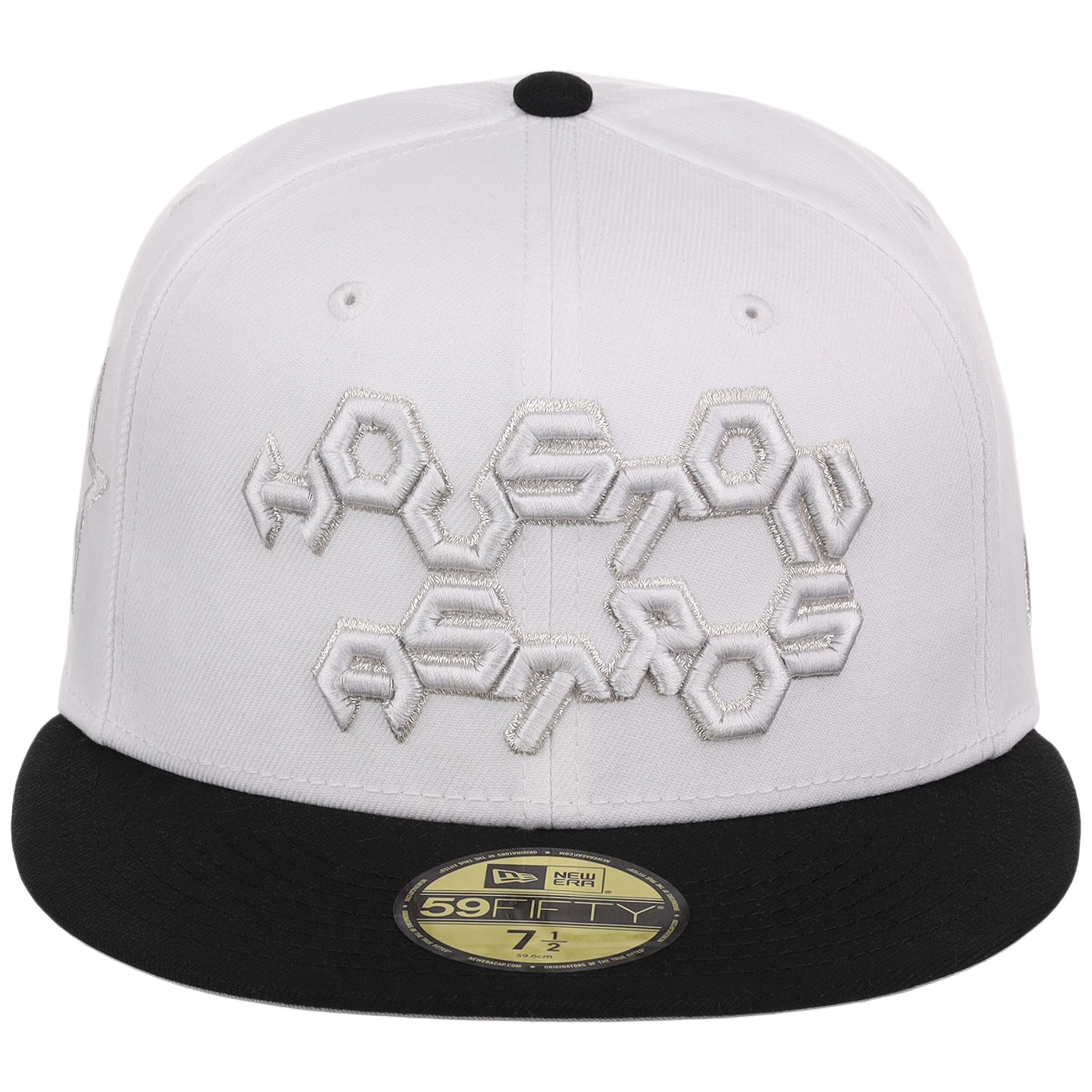 Houston Astros MLB Friday Flux New Era 59FIFTY - White/Black