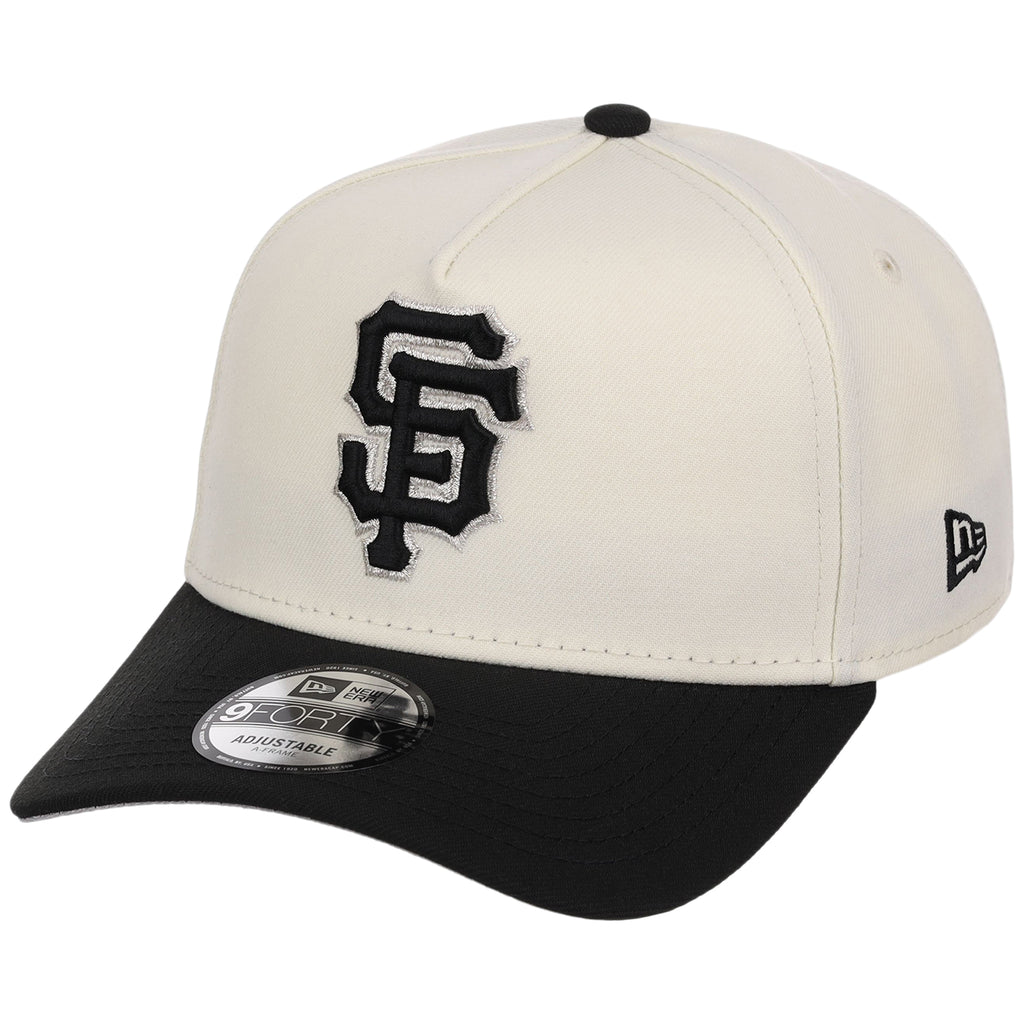 San Francisco Giants MLB Chrome x Black FASHION CORE New Era 9FORTY A-Frame