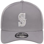 Seattle Mariners MLB Gray x White FASHION CORE New Era 9FORTY A-Frame
