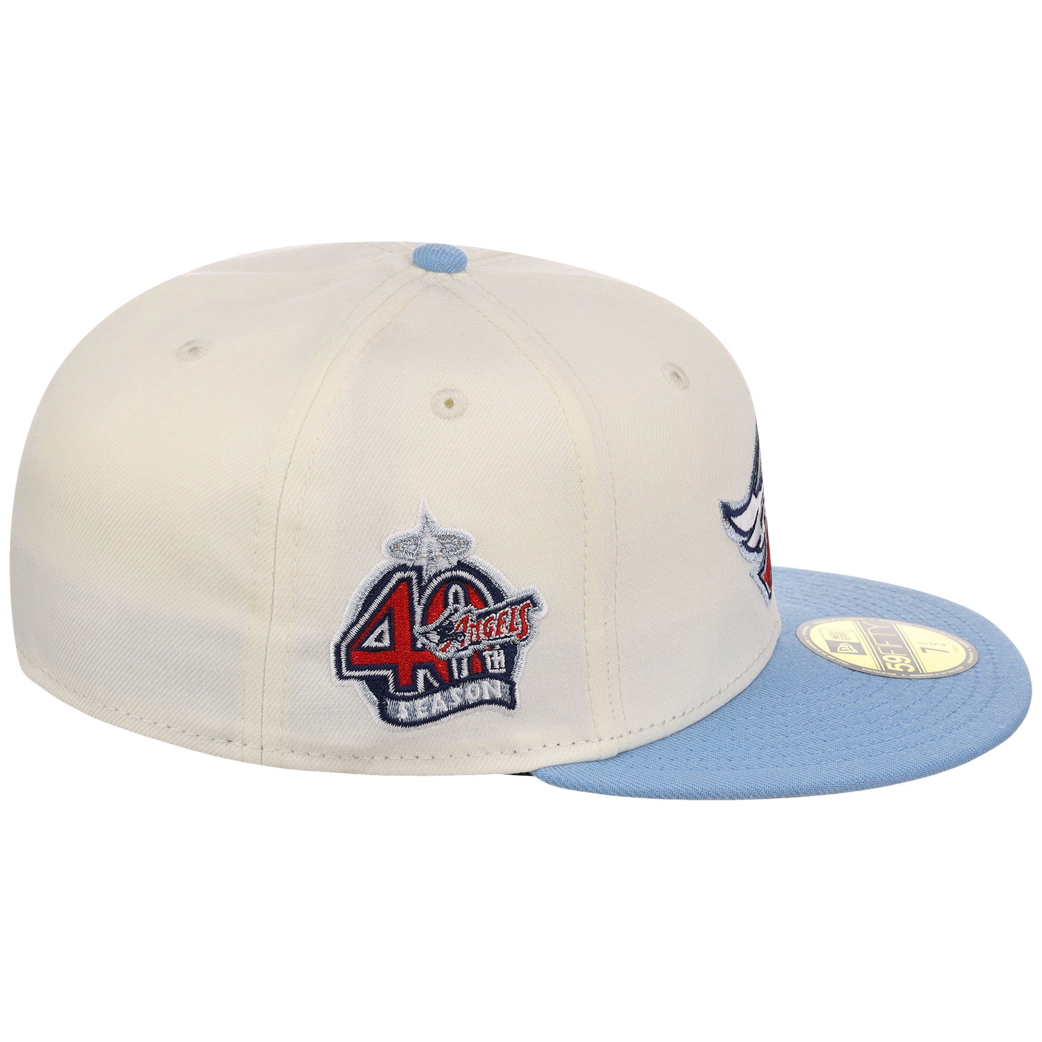 Anaheim Angels Crown the City New Era 59FIFTY Palm Tree (Chrome/Sky/Gray)