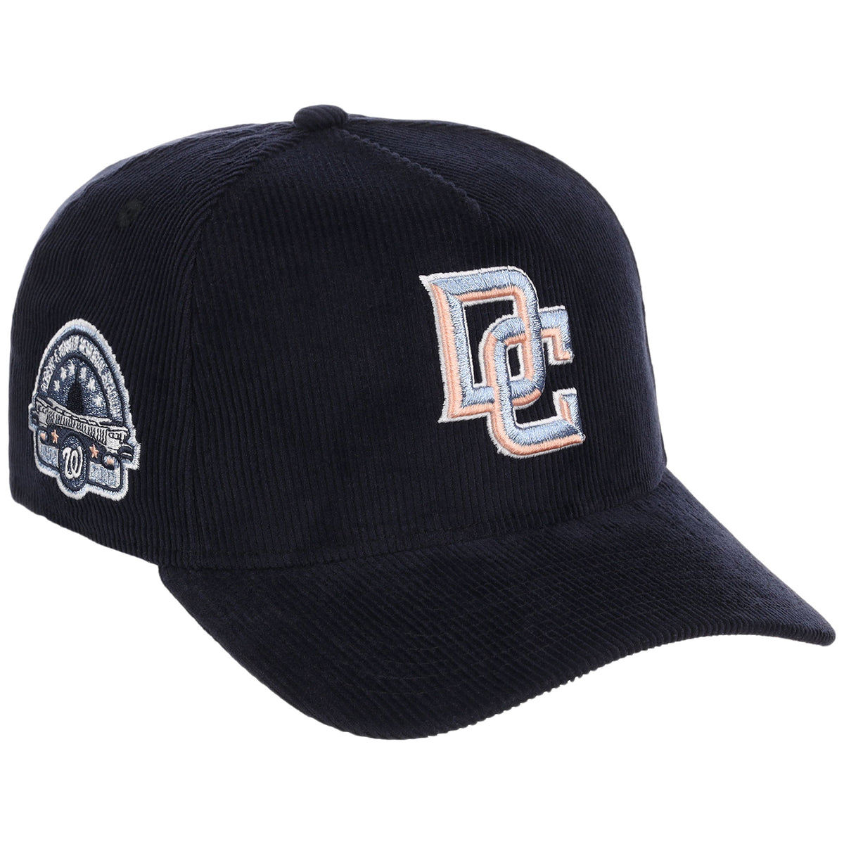 Washington Nationals MLB Peach Ice Navy Cord New Era 9FORTY A-Frame