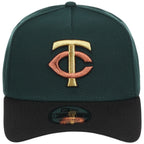 Minnesota Twins MLB Dark Green x Black FASHION CORE New Era 9FORTY A-Frame