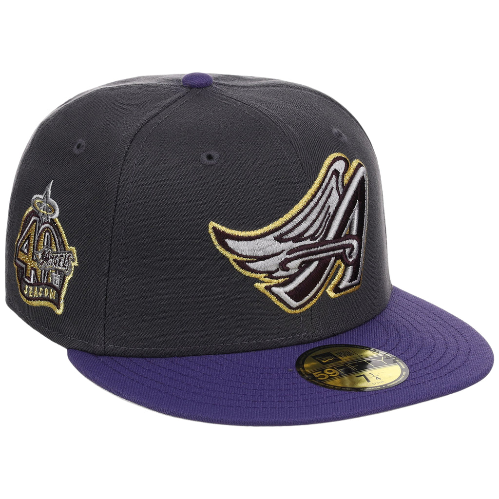 Anaheim Angels MLB Midnight Orchid New Era 59FIFTY