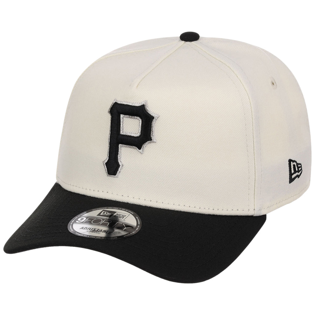 Pittsburgh Pirates MLB Chrome x Black FASHION CORE New Era 9FORTY A-Frame