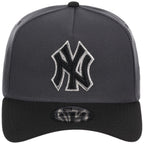 New York Yankees MLB Graphite x Black FASHION CORE New Era 9FORTY A-Frame