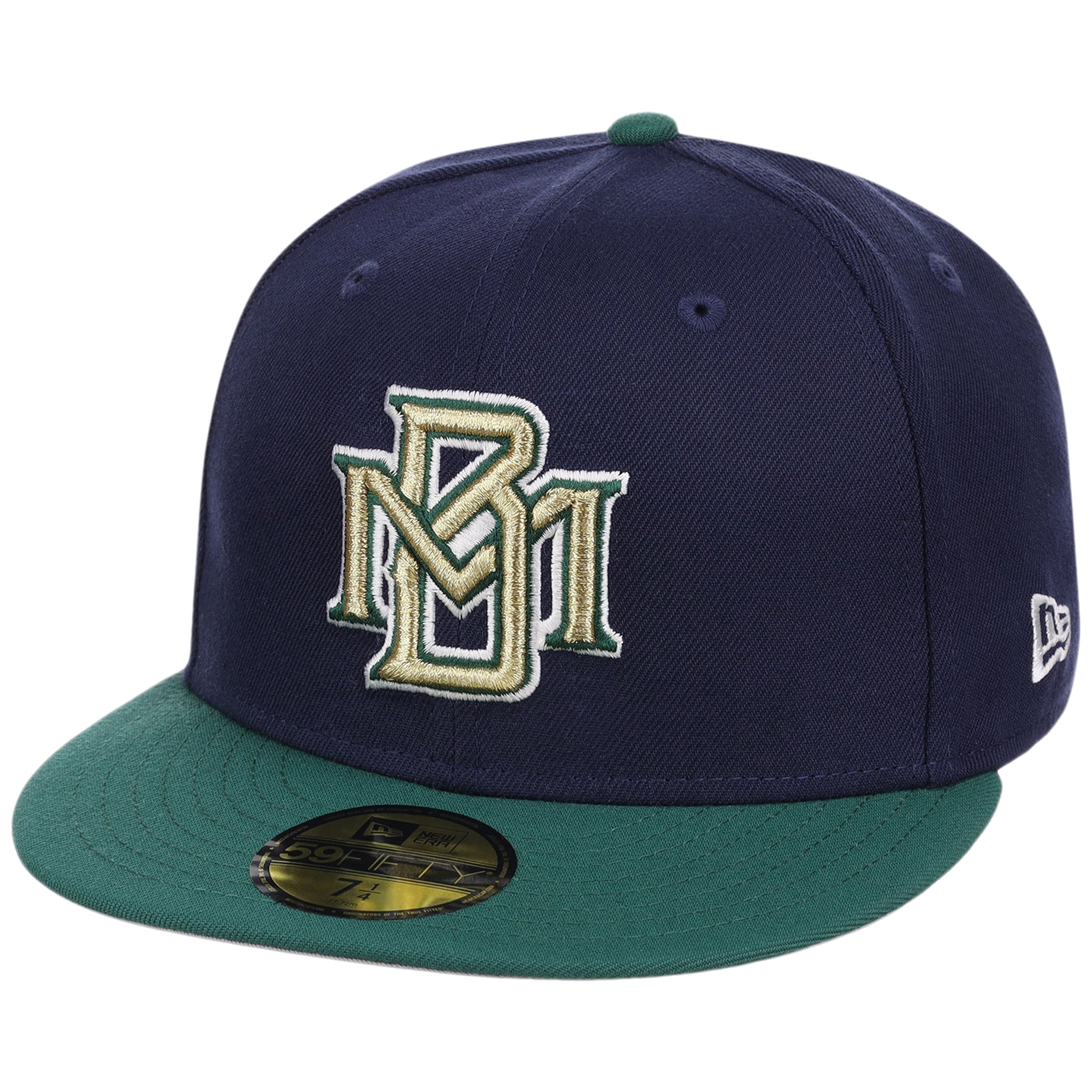 Milwaukee Brewers MLB Cooperstown Authentic Collection New Era 59FIFTY (Navy/Green)