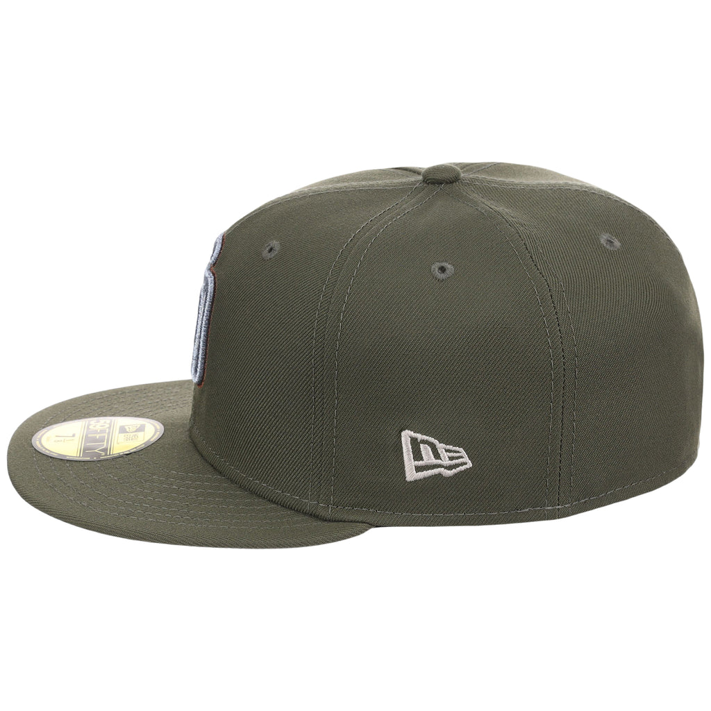 San Diego Padres MLB Olive Alloy New Era 59FIFTY