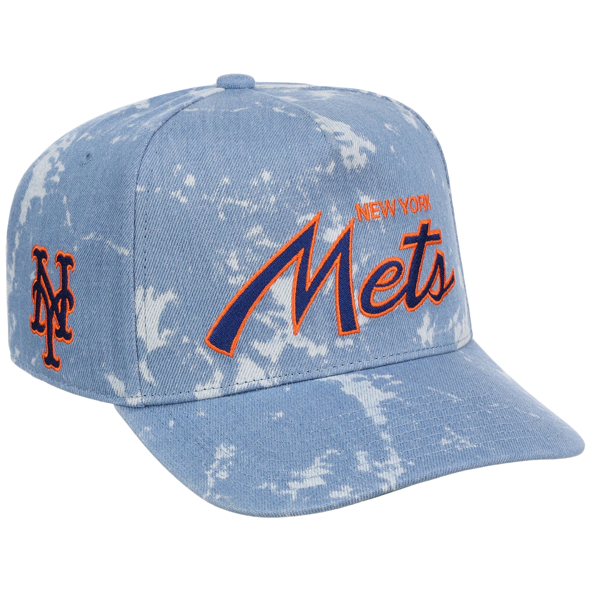 New York Mets MLB Acid Wash Mitchell & Ness Pro Pinch