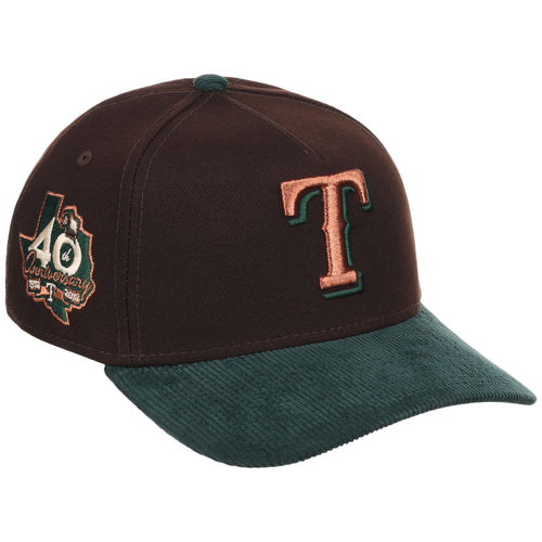 Texas Rangers MLB Forest Ember New Era 9FORTY A-Frame