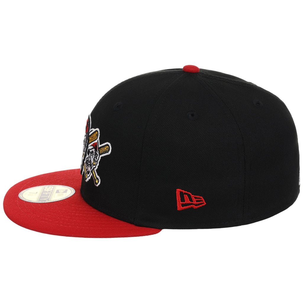Pittsburgh Pirates MLB x John Geiger 'Misplaced Series' 2.0 New Era 59FIFTY (Black/Red)