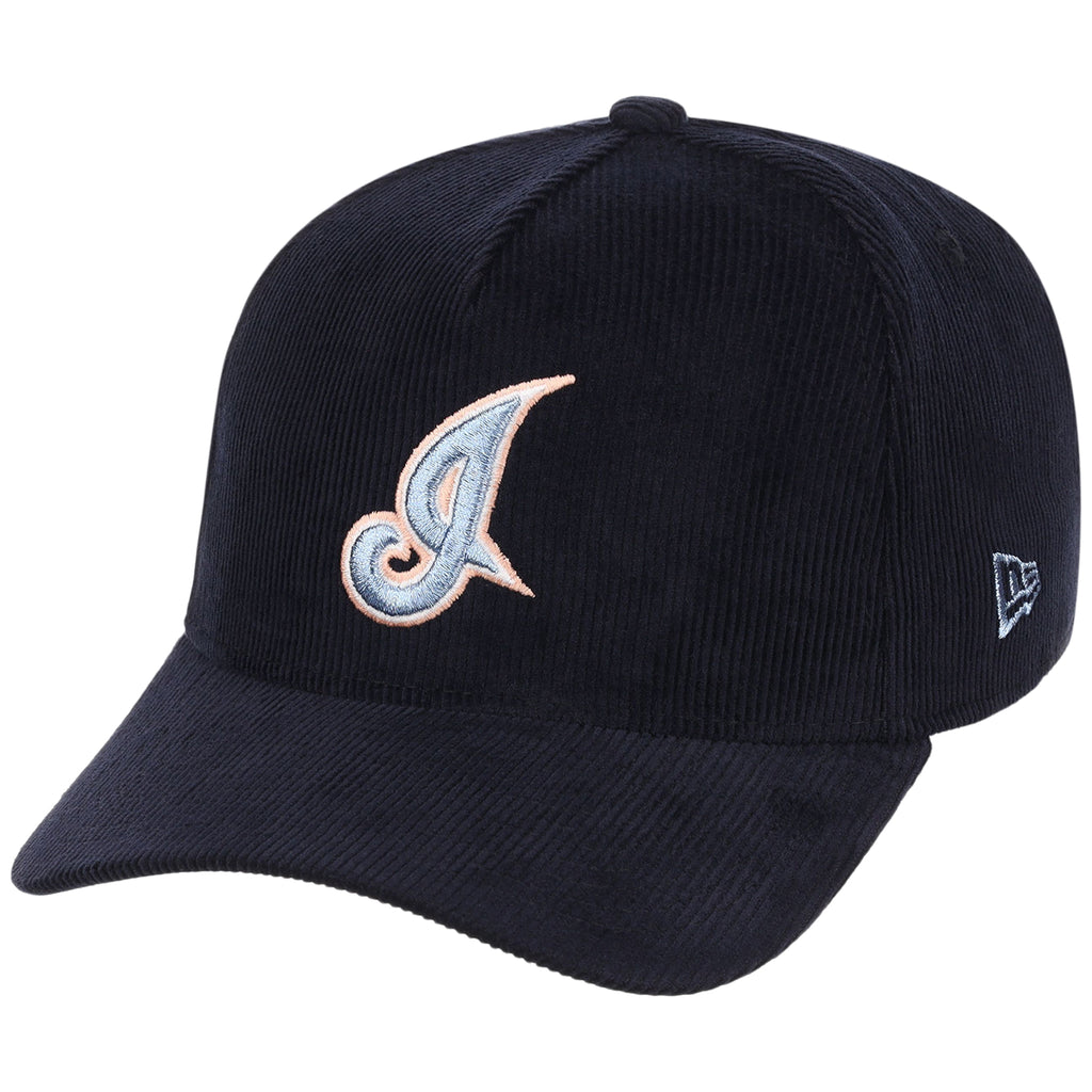 Cleveland Indians MLB Peach Ice Navy Cord New Era 9FORTY A-Frame – 4
