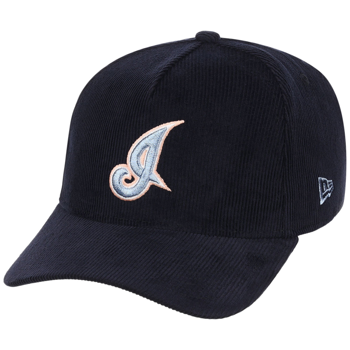 Cleveland Indians MLB Peach Ice Navy Cord New Era 9FORTY A-Frame – 4