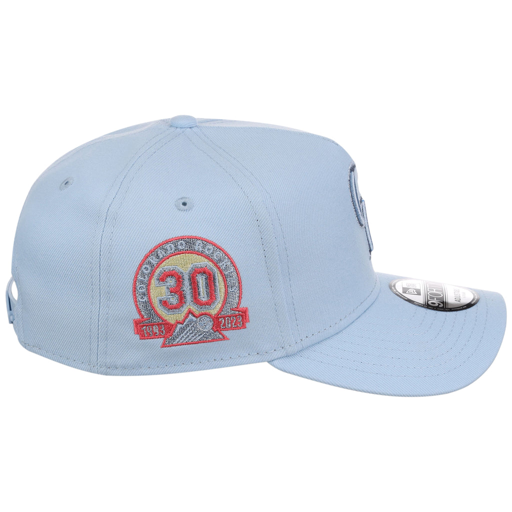 Colorado Rockies MLB Glacial Blue New Era 9FORTY A-Frame