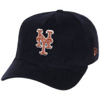 New York Mets MLB Navy Cord FASHION CORE New Era 9FORTY A-Frame