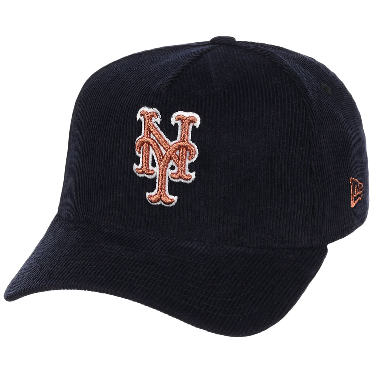 New York Mets MLB Navy Cord FASHION CORE New Era 9FORTY A-Frame