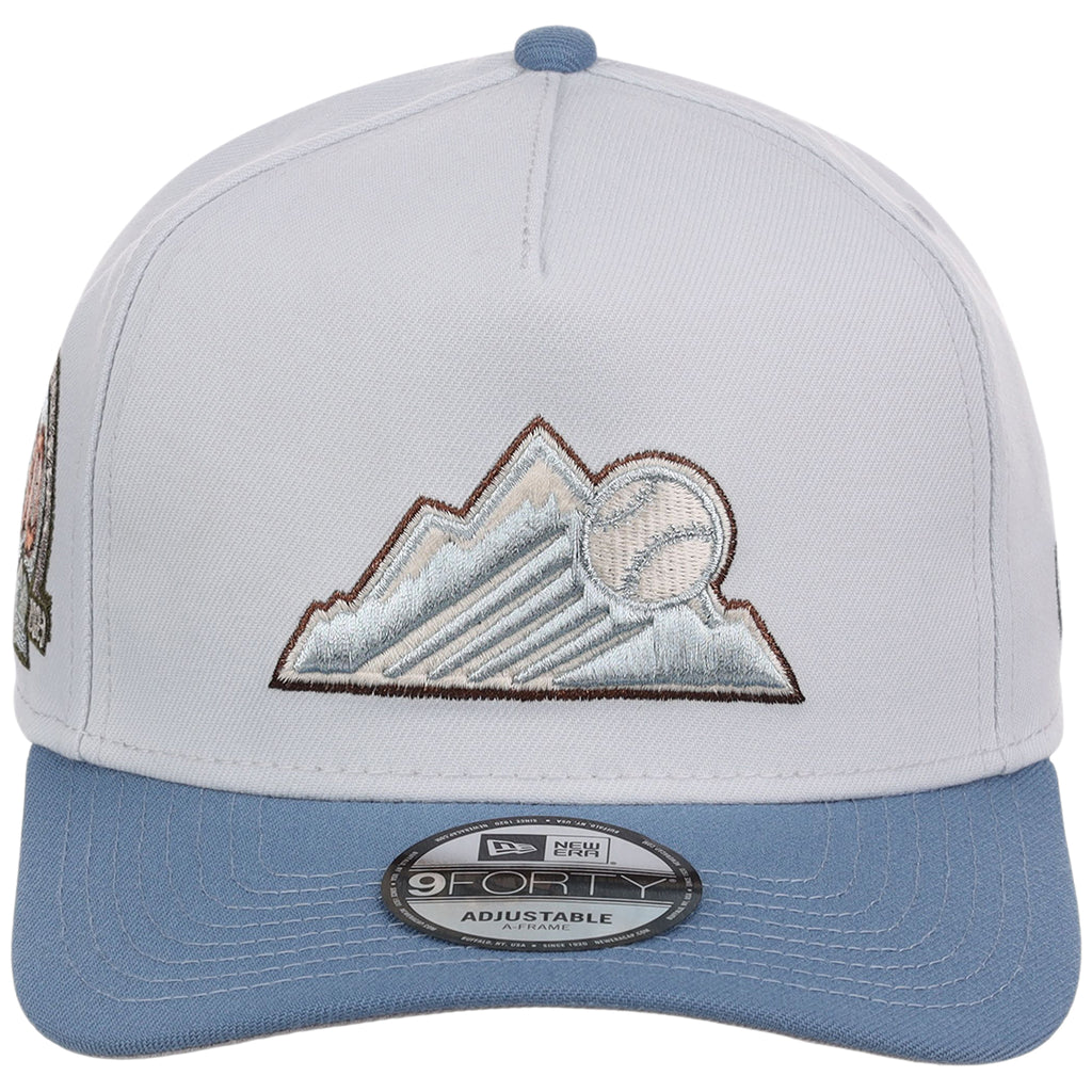 Colorado Rockies MLB Faded Spur New Era 9FORTY A-Frame