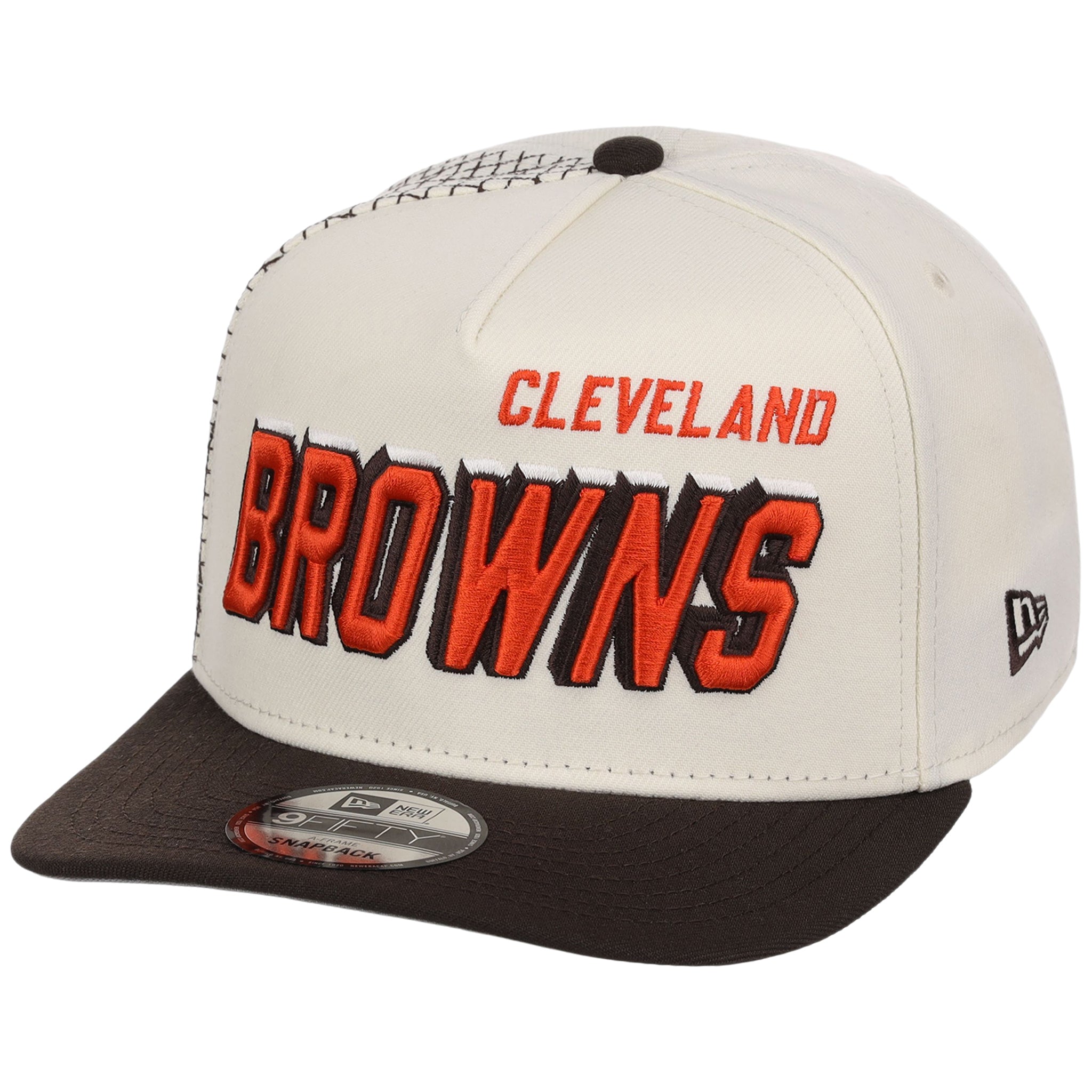 Cleveland Browns NFL Gridlock New Era 9FIFTY A-Frame
