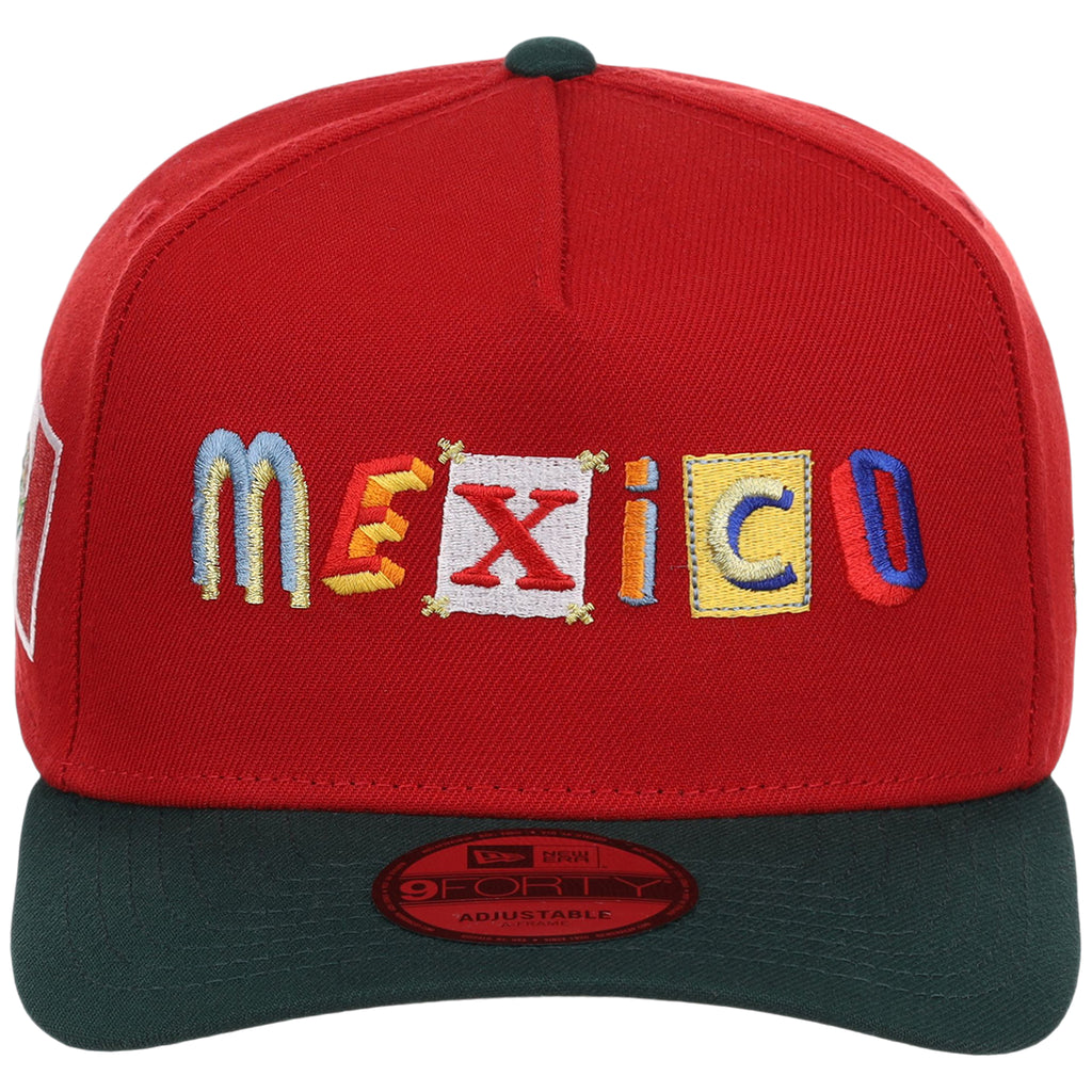 Mexico Independence Day - Crown the Country New Era 9FORTY (Red/Dark Green)