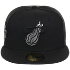Miami Heat NBA Liquid Titanium New Era 59FIFTY