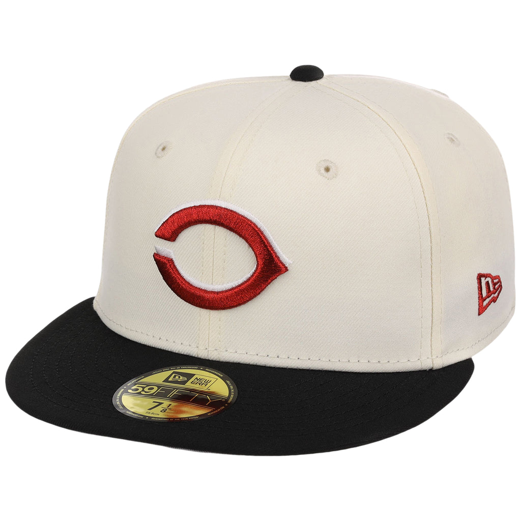 Cincinnati Reds MLB Flipmode 2.0 New Era 59FIFTY (Chrome/Black/Gray)