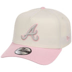Atlanta Braves MLB Chrome x Pink FASHION CORE New Era 9FORTY A-Frame