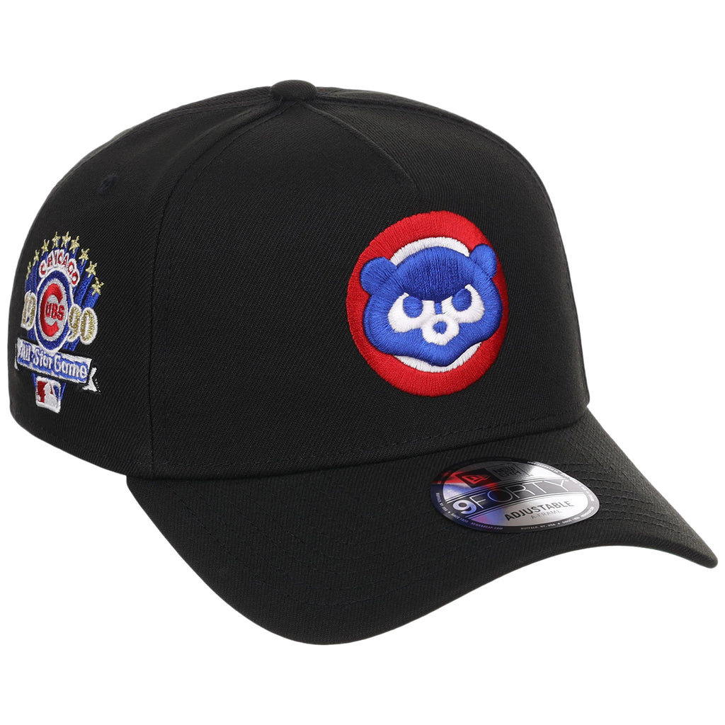Chicago Cubs MLB Black Dome New Era 9FORTY A-Frame