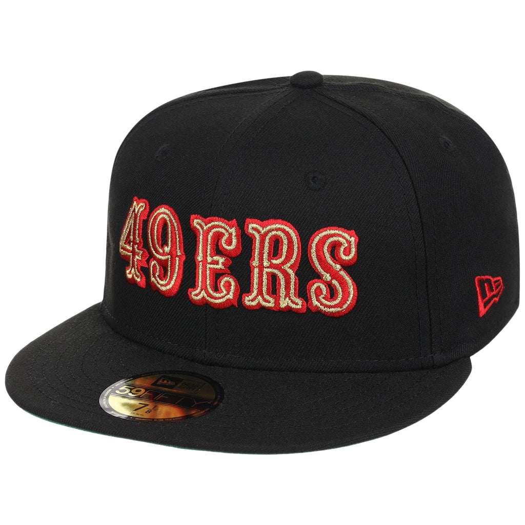San Francisco 49Ers NFL Black Dome New Era 59FIFTY