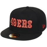 San Francisco 49Ers NFL Black Dome New Era 59FIFTY