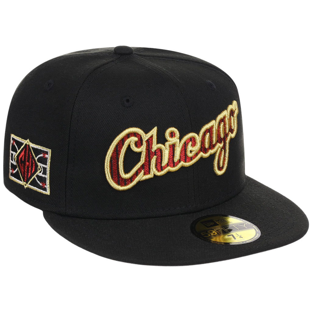 Chicago White Sox (Black/Black) Chicago Southside Crown the City New Era 59FIFTY