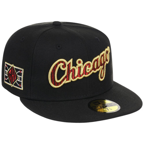 Chicago White Sox (Black/Black) Chicago Southside Crown the City New Era 59FIFTY