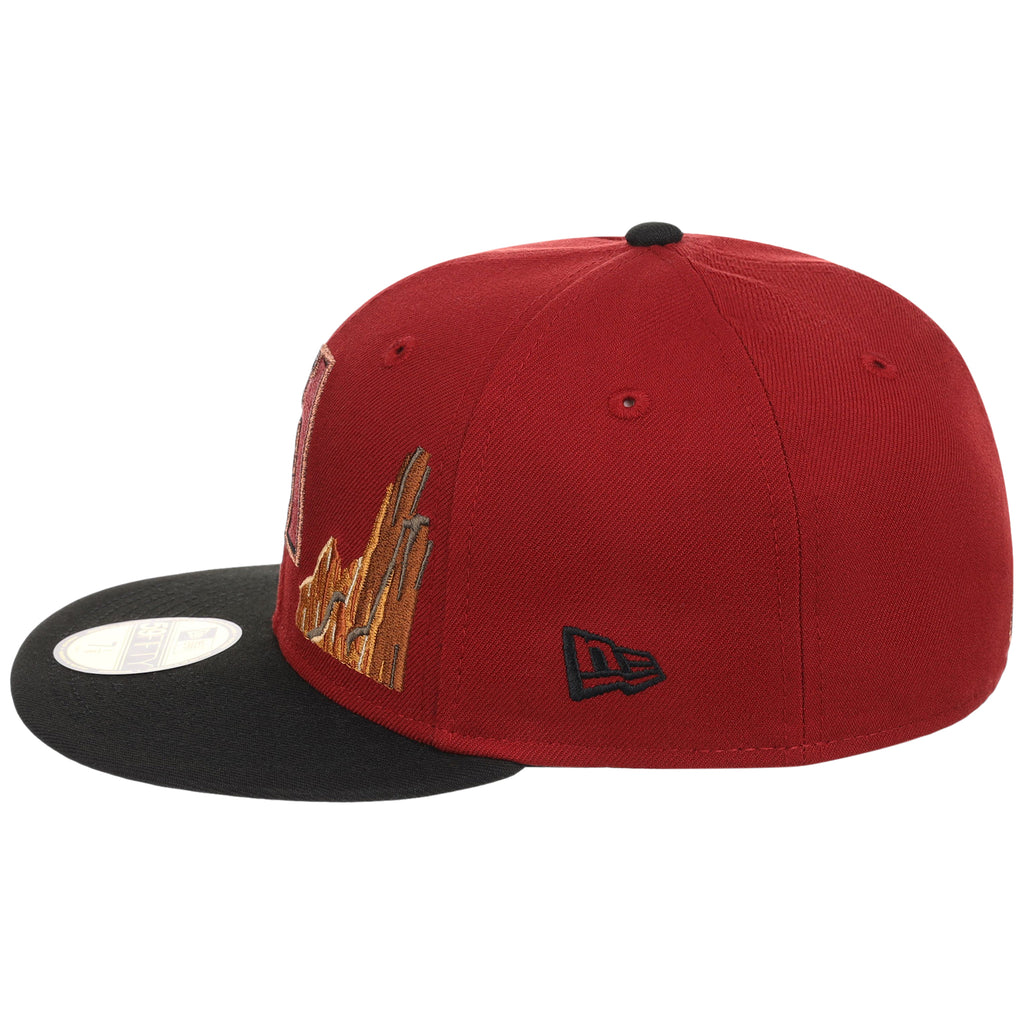 Arizona Diamondbacks Phoenix Crown the City New Era 59FIFTY (Red/Black)