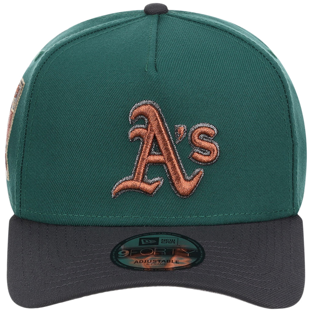 Oakland Athletics MLB Emerald Graphite New Era 9FORTY