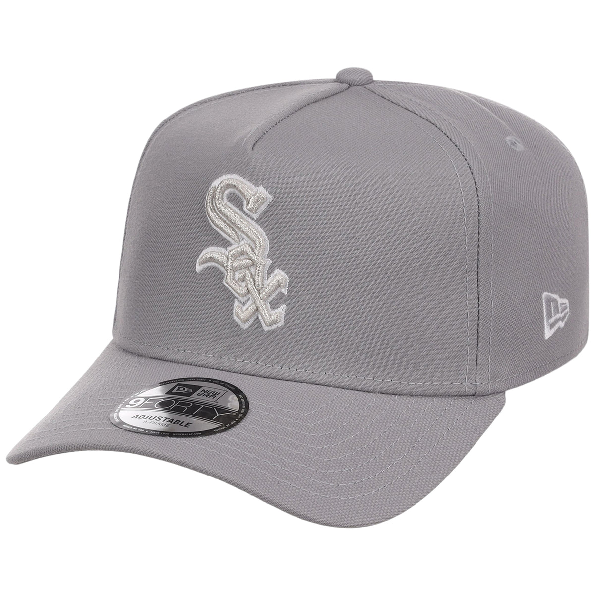 Chicago White Sox MLB Gray x White FASHION CORE New Era 9FORTY A-Frame