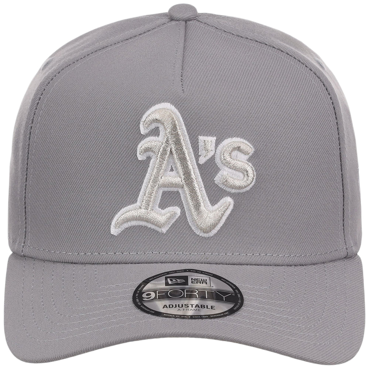 Oakland Athletics MLB Gray x White FASHION CORE New Era 9FORTY A-Frame