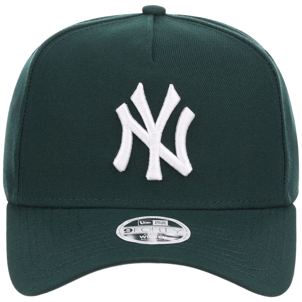 New York Yankees Women's New Era 9FORTY Dark Green A-Frame