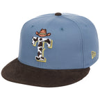 Texas Rangers Lone Star Livestock New Era 59FIFTY (Blue/Brown)
