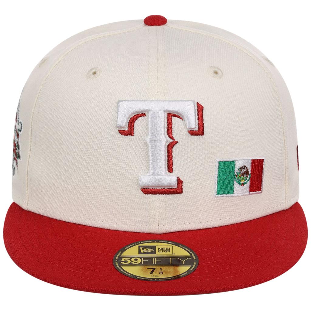 Texas Rangers Dallas Crown the City New Era 59FIFTY (Chrome/Red) – 5