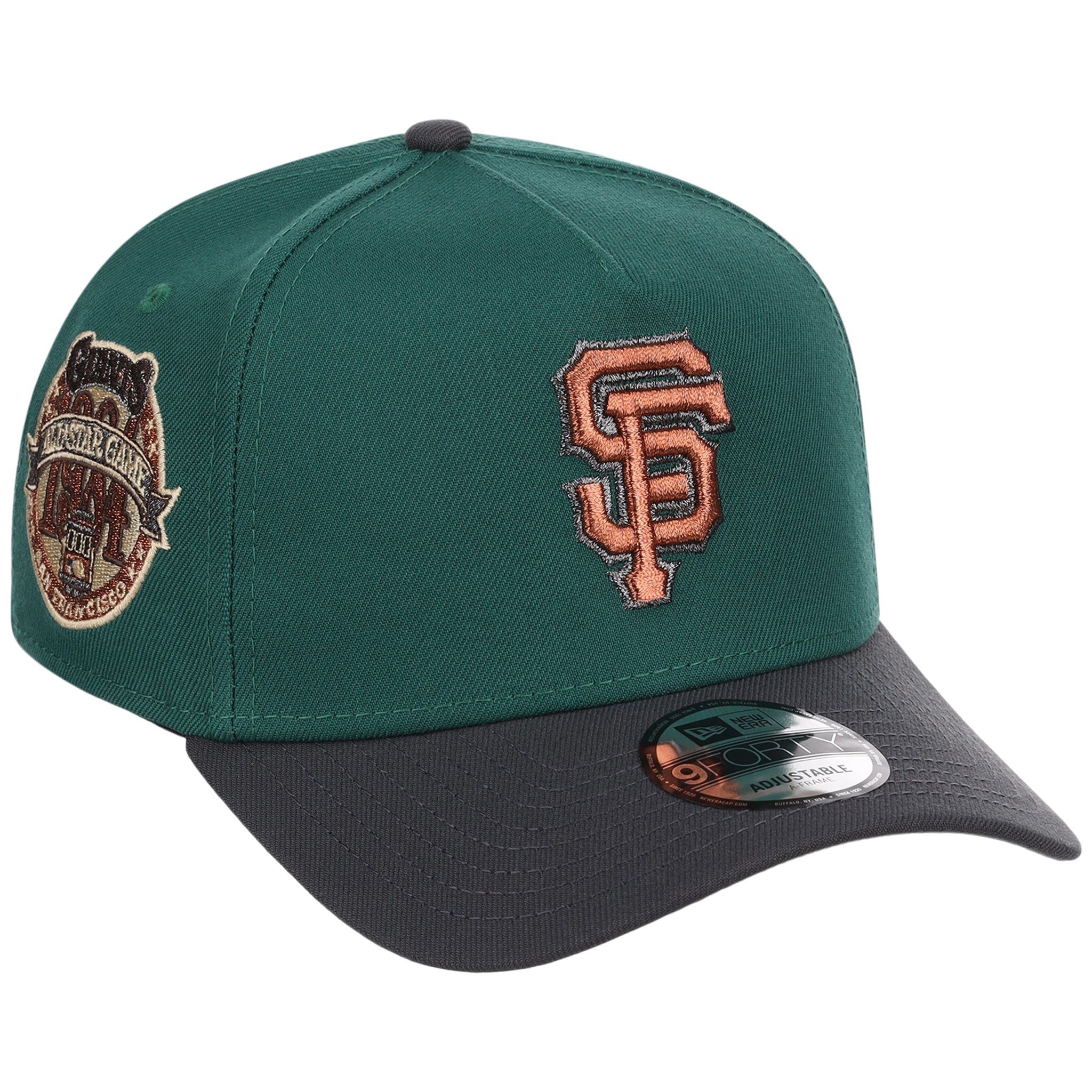 San Francisco Giants MLB Emerald Graphite New Era 9FORTY